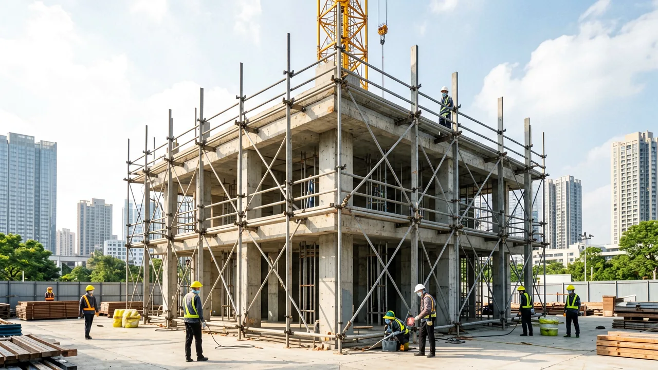 盘扣脚手架在广东基建中的承重逻辑正在被重新定义