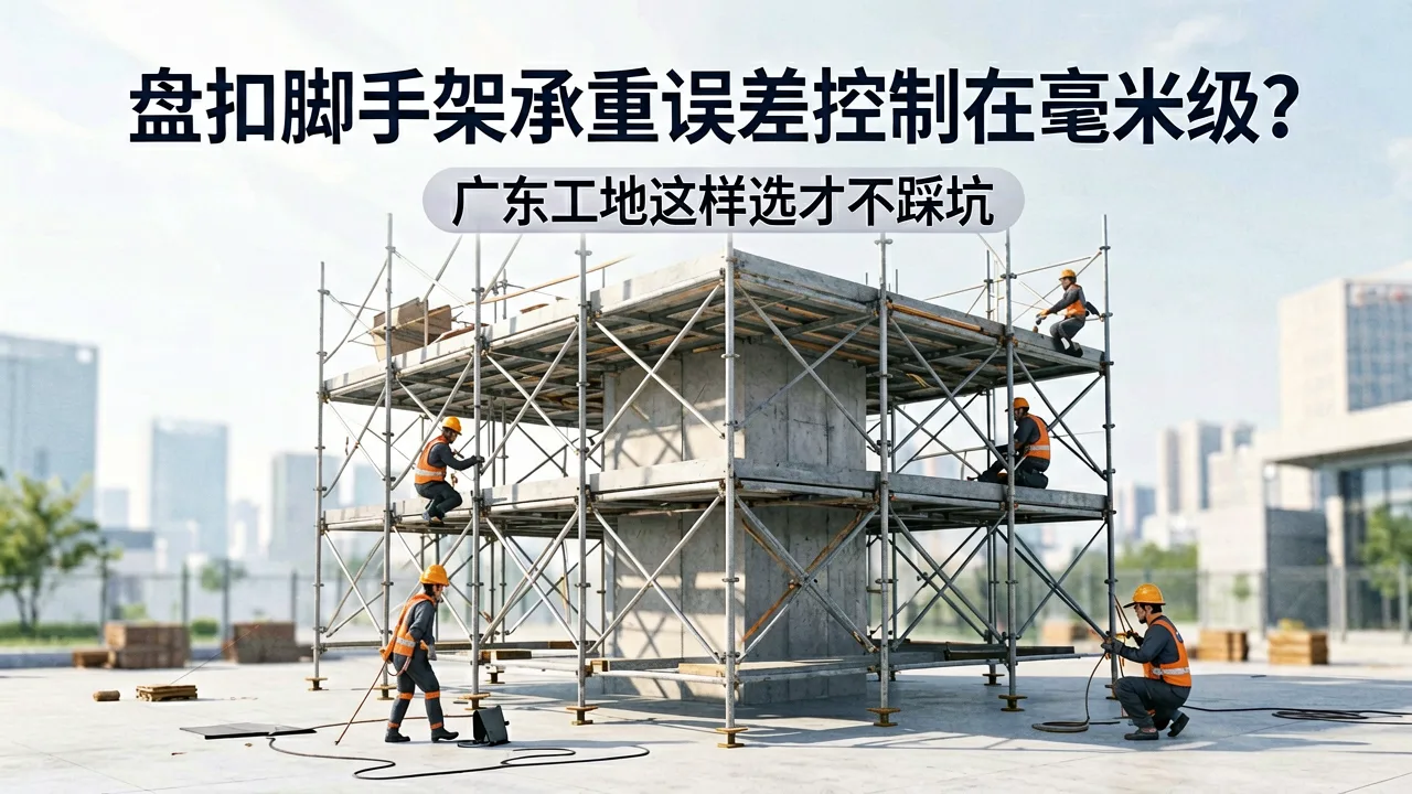 盘扣脚手架承重误差控制在毫米级?广东工地这样选才不踩坑
